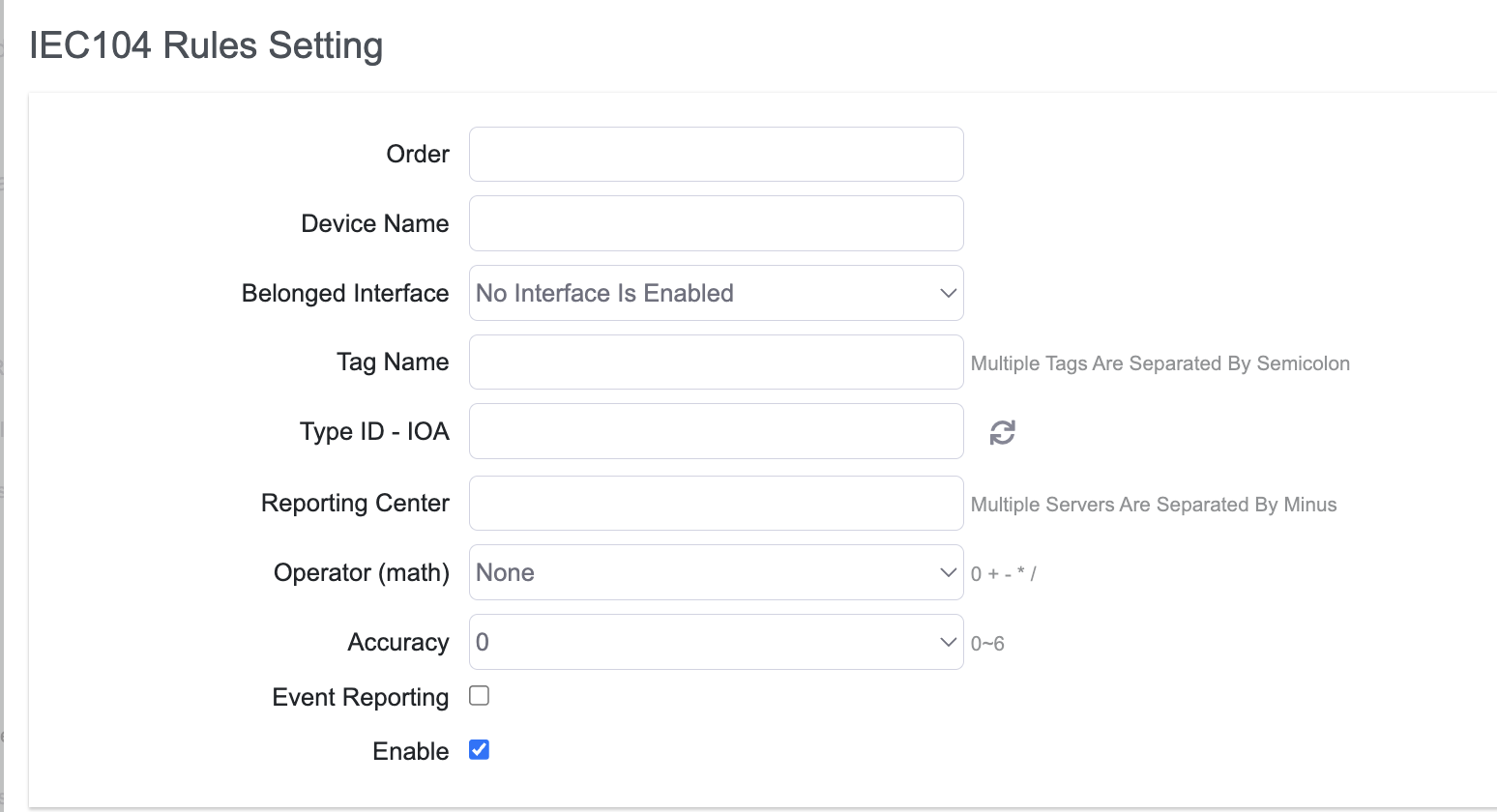 Add IEC104 Rule