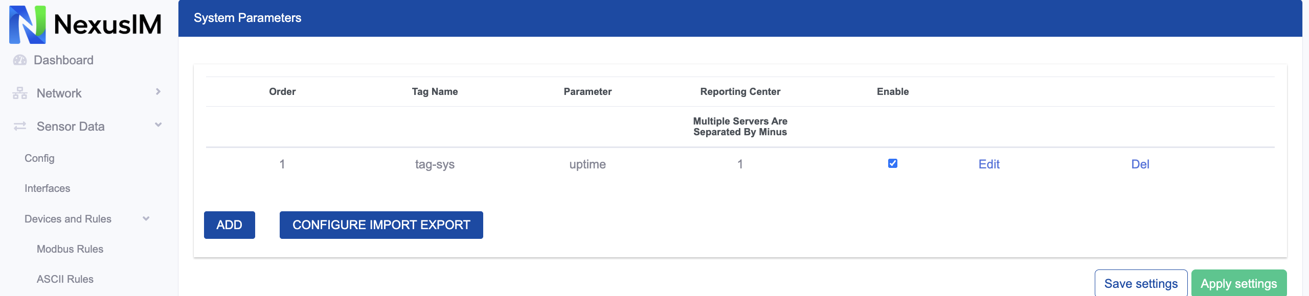 System Params